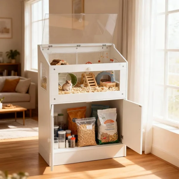 Small Animal Cage Cabinet