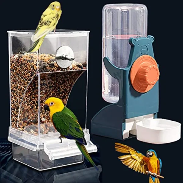 Bird  feeder/water set
