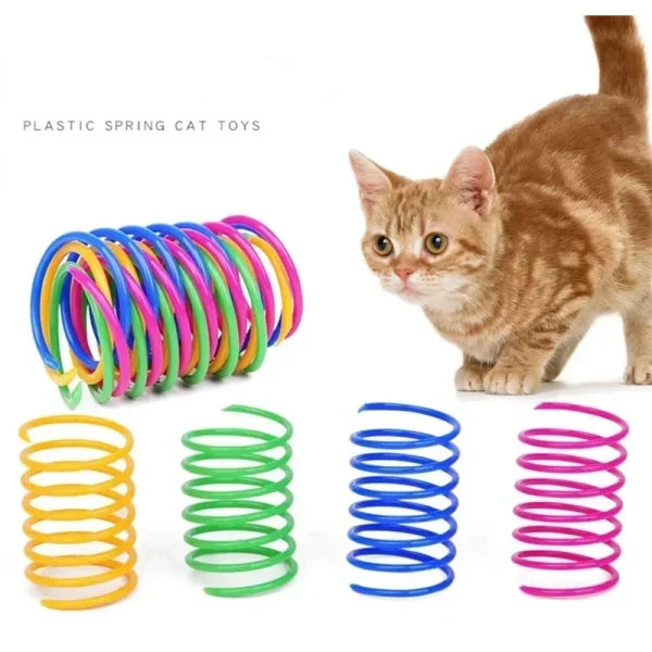 Plastic Cat Spiral Springs