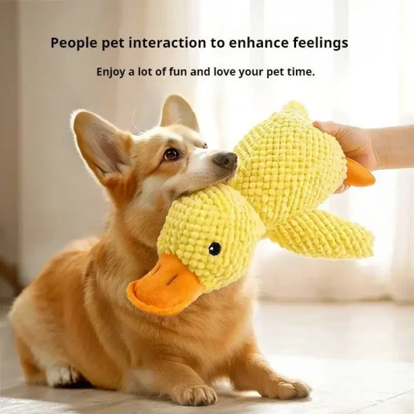 Squeaky Plush Duck Toy