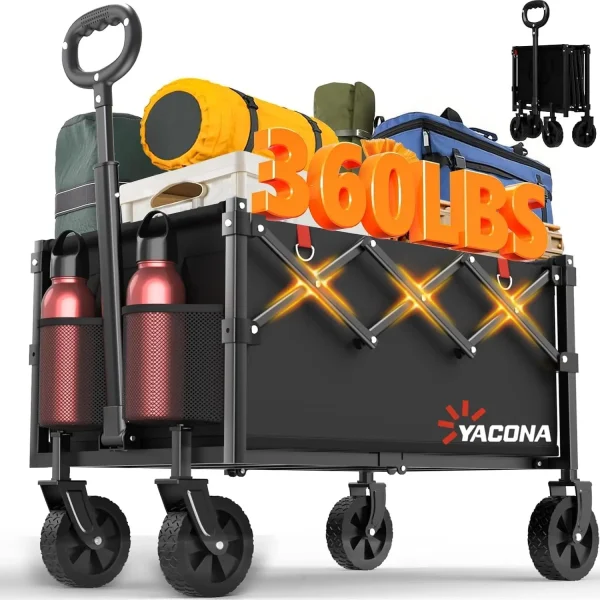 Foldable Utility Wagon Cart
