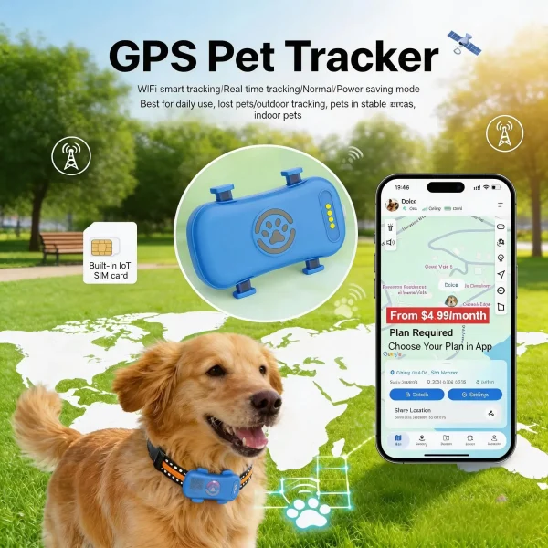 GPS Pet Tracker Dogs