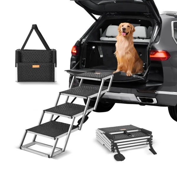 PORTABLE DOG STAIRS VEHICLE